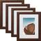 Craig Frames 4 Pack: Contemporary Rustic Copper Picture Frame with Mat
